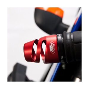 EMBOUT DE GUIDON ROUGE